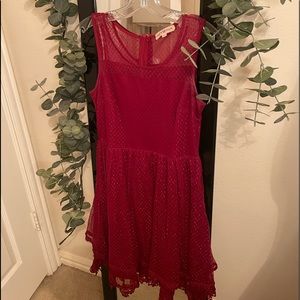 Altar’d State Red Holiday Dress
